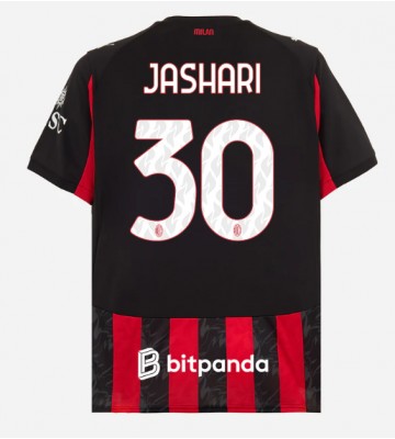 AC Milan Ardon Jashari #30 Primera Equipación 2025-26 Manga Corta